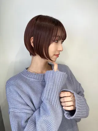 ショート カラー 女性が憧れる ショート/角田愛和のヘアスタイル