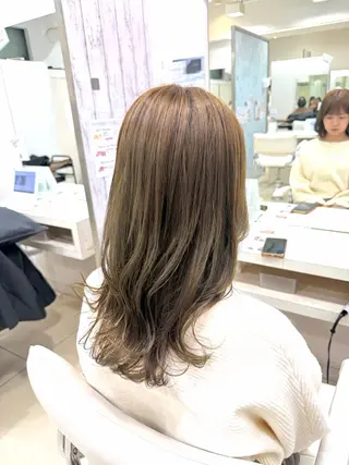 セミロング カラー 🤎ベージュカラー/ 髪質改善/山岸🤎のヘアスタイル