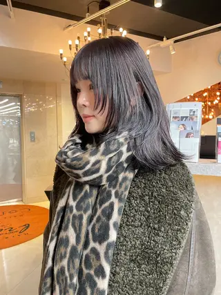 ミディアム カラー 🫧ミルクティーベー ジュ🫧門脇ゆう🎀のヘアスタイル