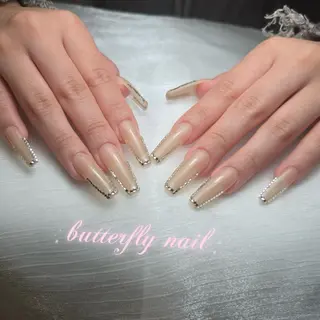ネイル 蝶々ネイル サロンのネイルデザイン