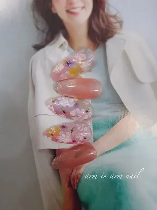 ネイル arm in arm ︎✿Yamamotoのマツエク・マツパデザイン