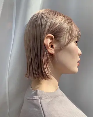 ショート カラー レイヤー専門家 ダブルカラー修のヘアスタイル