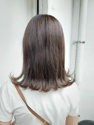 セミロング ゆうき あすかのヘアスタイル