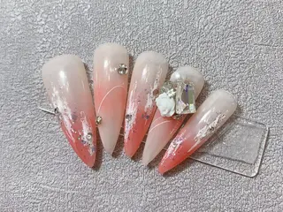 ネイル ネイルサロンAiri 長さ出し·シンプルのネイルデザイン