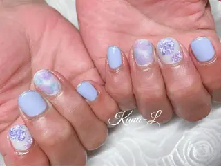 カラー ネイル 芦辺 香奈のネイルデザイン