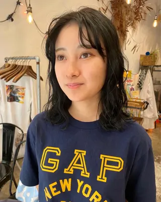 ミディアム 透明感カラー 🦋AYAのヘアスタイル