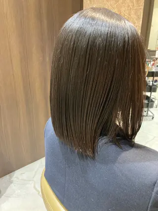 ミディアム 折本 沙織のヘアスタイル