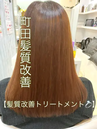 セミロング 【髪質改善カラー】 瀧田嵐士🇰🇷のヘアスタイル