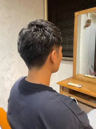 ショート メンズ ヘアメイクリアン所属・小松 莉夏子のヘアスタイル