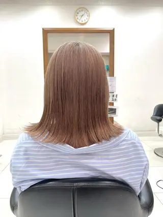 セミロング ✔️ダブルカラー ✔️ショート✔️今野のヘアスタイル