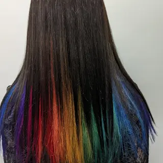 ロング カラー fuwat所属・秋葉原でカラーする なら🐉ちぇーたんのヘアスタイル