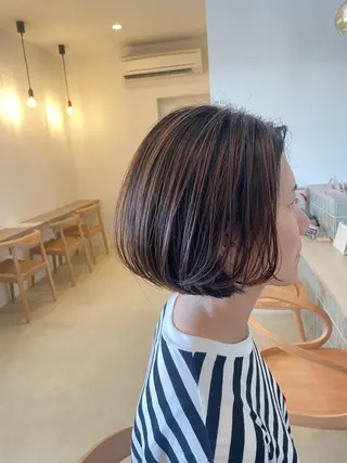 ショート ルプラボウ/日野 /ショート/レイヤーのヘアスタイル