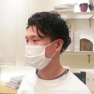 ショート メンズ パーマ AUBE HAIR shinjuku所属・🌺夏の褒められヘア 🌺 NAO のヘアスタイル