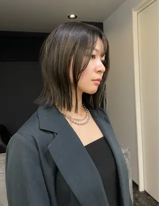 ミディアム カラー men'scut募集 /艶カラー/上杉健太のヘアスタイル