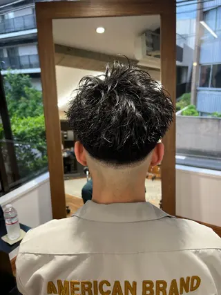 ショート メンズ メンズカット✂️ スキンフェード伊藤陸のヘアスタイル