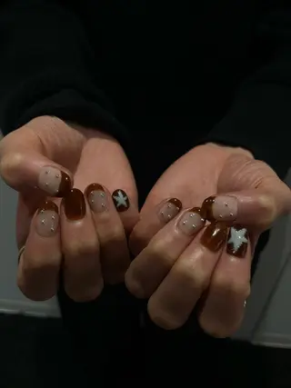 ネイル GO TODAY 吉祥寺Glint所属・うの 韓国ﾈｲﾙ໒꒱⋆⭒˚のネイルデザイン