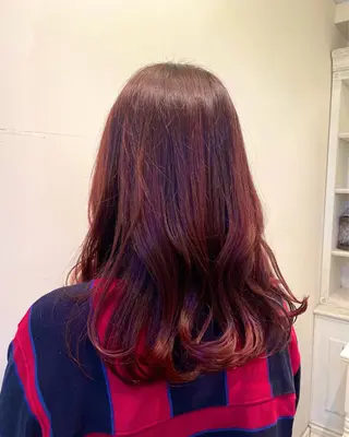 セミロング 🍒桜井 優華🍒のヘアスタイル