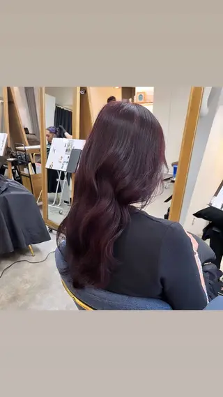 ロング カラー sia所属・縮毛矯正🪞 髪質改善特化谷名勇輝のヘアスタイル