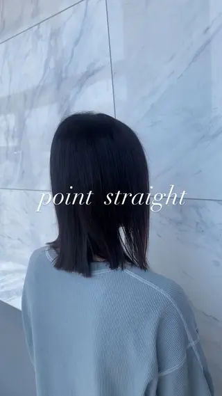 セミロング パーマ 門間 ユリのヘアスタイル