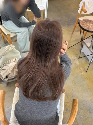 ミディアム カラー 髪質改善カラー♡/ 縮毛矯正/珠貴のヘアスタイル