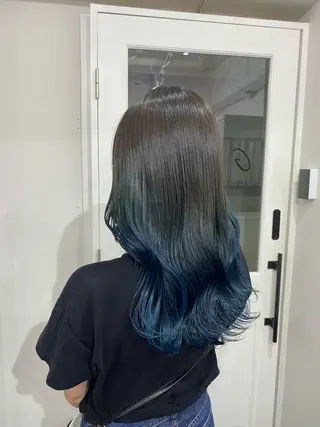 セミロング カラー 楓🦋韓国系レイヤー / 透明感カラー🤍のヘアスタイル