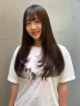 ロング ⭐︎ハイトーン /レイヤー✩momoのヘアスタイル