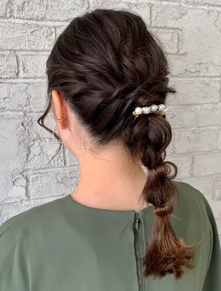 ミディアム 💙🎀モテ髪 ♡Airi🎀💙のヘアスタイル