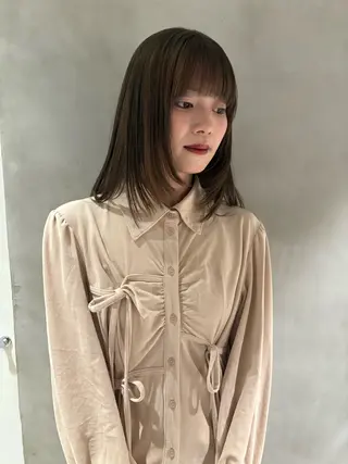 ミディアム 片山 椋馬のヘアスタイル