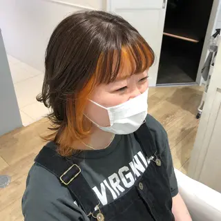 ショート カラー パーマ ヘアアレンジ メンズ キッズ ネイル マツエク・マツパ 🫧垢抜けヘア🫧 SHIORIのヘアスタイル