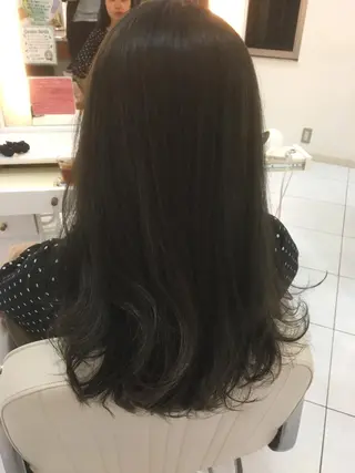 ロング 店長/mao/ 前髪/顔周りカットのヘアスタイル