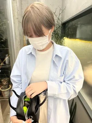 ショート カラー sakoda shunkiのヘアスタイル