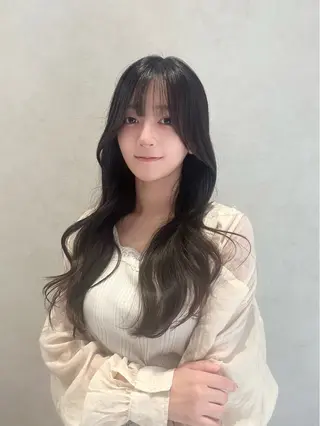 ロング カラー FRAME spa&hair room博多店【フレーム】所属・髪質改善｜顔周り｜博 多｜川上智也のヘアスタイル