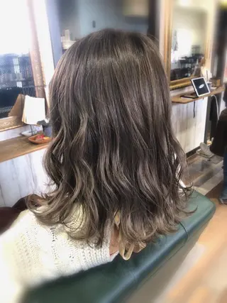 ミディアム 山崎 晃治のヘアスタイル