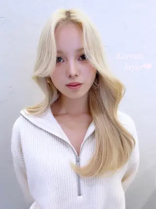 ロング カラー 韓国ヘア×髪質改善 /yoshikaのヘアスタイル