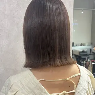 ミディアム カラー 髪質改善ストレート /暖色カラー🎀🪞のヘアスタイル