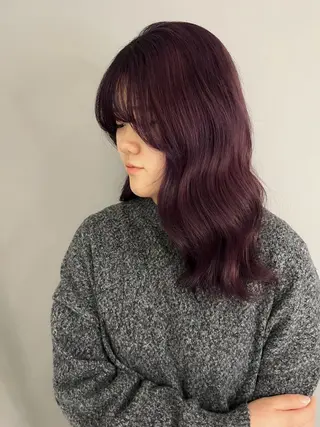 ミディアム カラー Grow by NYNY 坂本 理輝のヘアスタイル