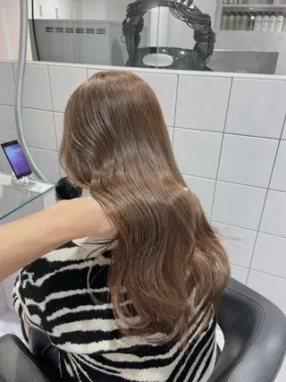 セミロング カラー 🌿透明感赤み消し Keishin🌿のヘアスタイル