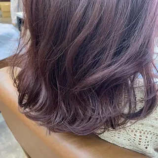 セミロング カラー ✨艶カラー/韓国ヘア ✨momoriのヘアスタイル