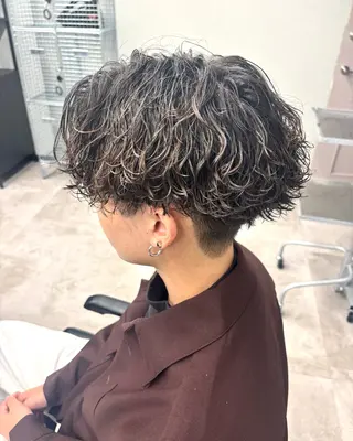 ショート パーマ メンズ メンズサロン/戸塚駅 東口3分/冨田大輝のヘアスタイル