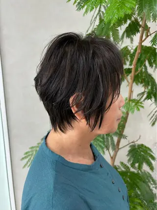 ショート カラー qumu 横浜所属・🌿ショート/ボブ/ 透明感カラー🌿神永のヘアスタイル