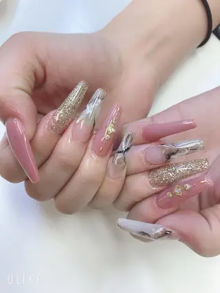 ロング JNA認定講師🌸 RIEのネイルデザイン