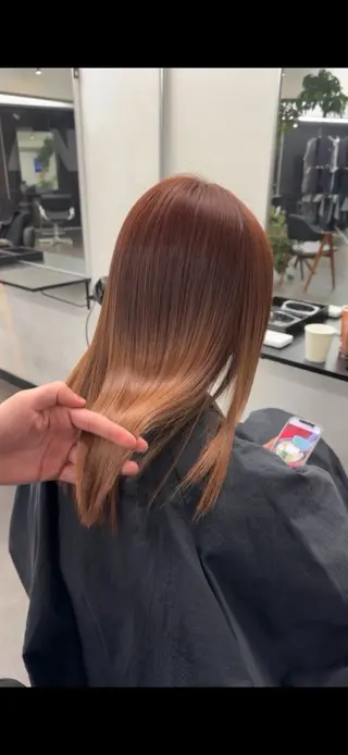 ロング カラー ヘアアレンジ ✨レイヤーカット/透 名感カラー特化✨のヘアスタイル