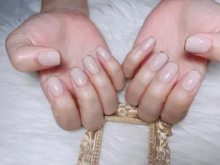 カラー ネイル MiKi Nai池袋 長さだし得意のネイルデザイン