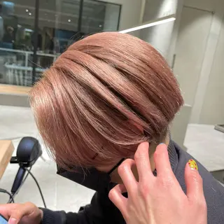 ショート カラー メンズ 🌈モテるベージュ カラー💕成島 宙のヘアスタイル