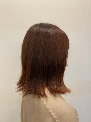 ミディアム カラー 田部 勇斗のヘアスタイル