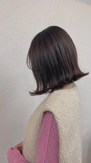 ミディアム 松本平太郎美容室大宮店所属・もりたみかこ 美容師お休み中のヘアスタイル