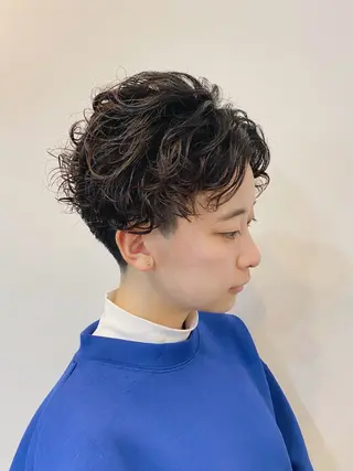 ショート パーマ 似合わせhair 〻 mikiのヘアスタイル
