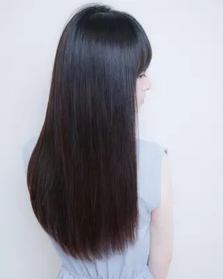 ロング ✨ブリーチなし透明感 カラー✨ゆりかのヘアスタイル