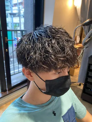 メンズ 🟣メンズパーマ 川端 永遠🟣のヘアスタイル