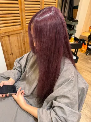 ロング カラー hair salon Rich 横須賀中央店所属・カットモデル募集🐥 高橋さらのヘアスタイル